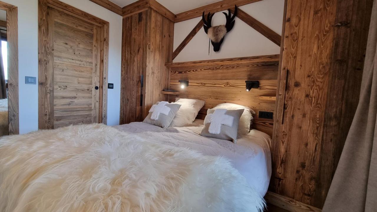 Arcs 1950 Appartement Luxe Type Chalet 5 A 7 Personnes Vue Imprenable Sur Le Montblanc Skis Aux Pieds Les Arcs  Bagian luar foto