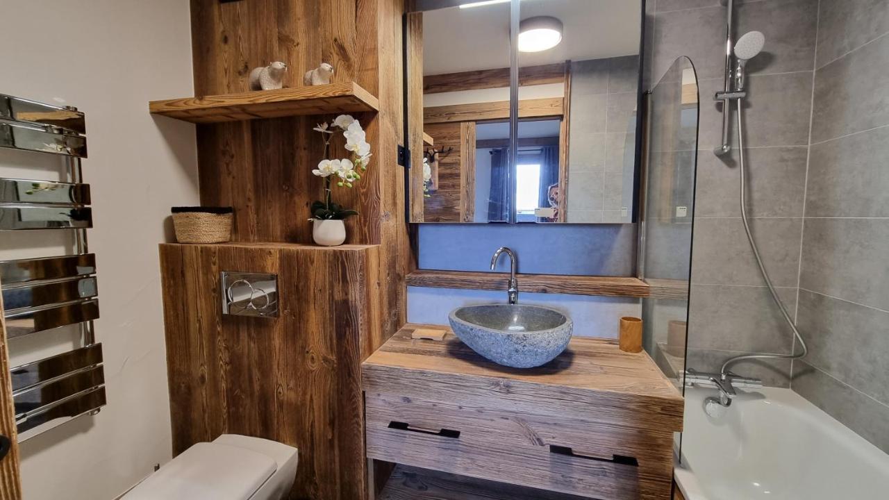 Arcs 1950 Appartement Luxe Type Chalet 5 A 7 Personnes Vue Imprenable Sur Le Montblanc Skis Aux Pieds Les Arcs  Bagian luar foto