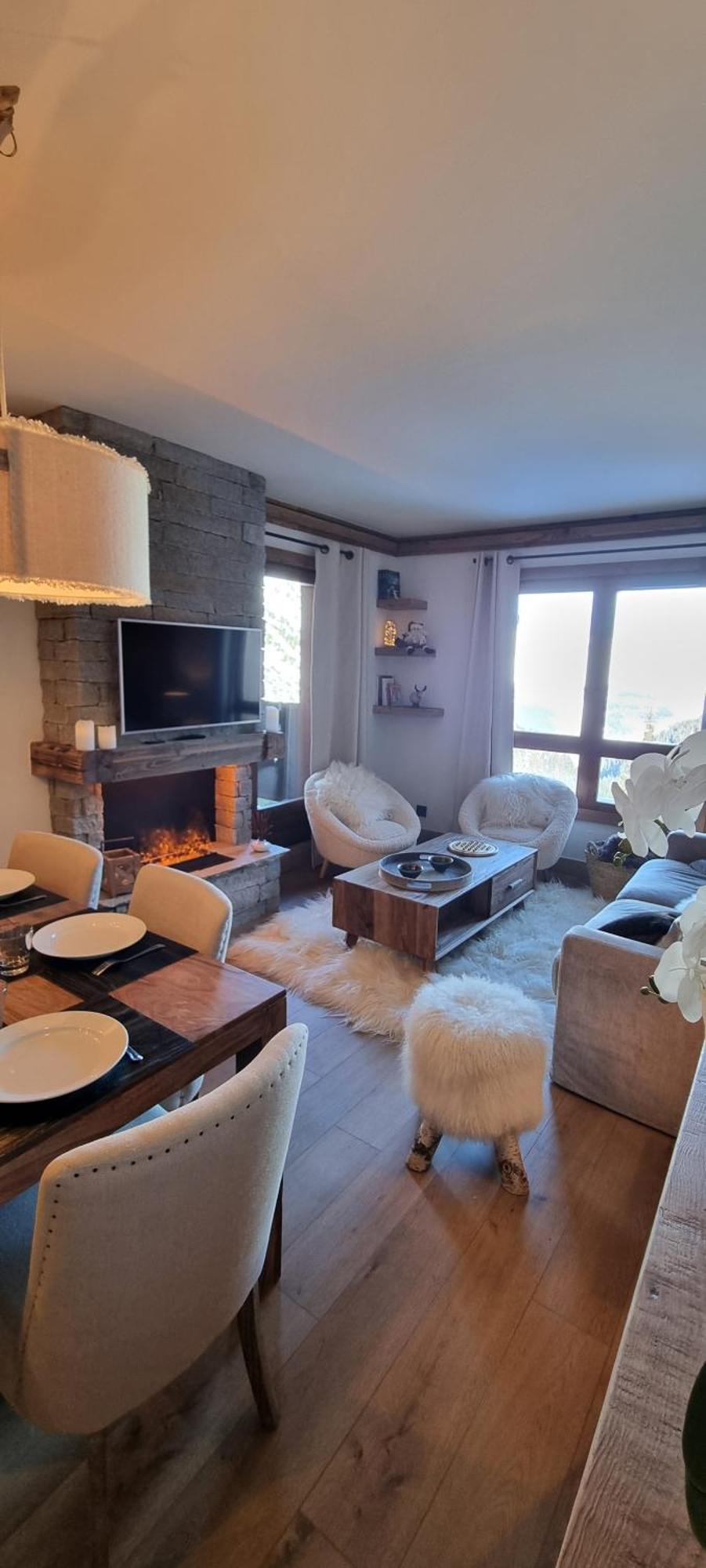 Arcs 1950 Appartement Luxe Type Chalet 5 A 7 Personnes Vue Imprenable Sur Le Montblanc Skis Aux Pieds Les Arcs  Bagian luar foto
